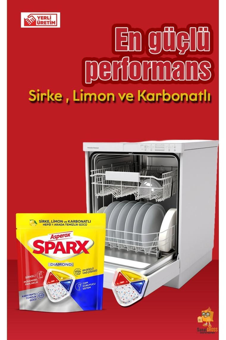 Asperox Sparx Bulaşık Makinesi Kapsülü 20'li x 5 Paket (100 Yıkama)