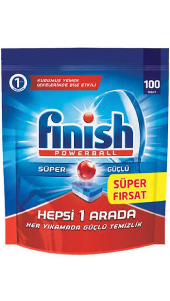 Finish Hepsi Bir Arada Bulaşık Makinesi Deterjanı Tableti 100 Yıkama