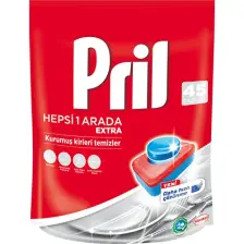 Pril Hepsi Bir Arada Extra Bulaşık Makinesi Tableti 45'li