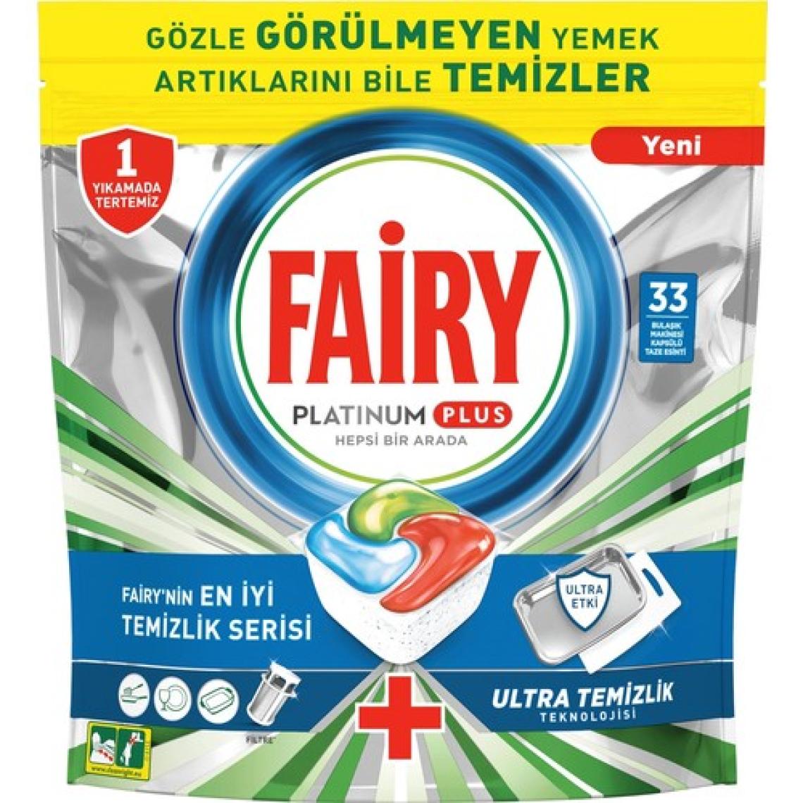 Fairy Platinum Plus Ultra Bulaşık Makinesi Tableti 33'lü