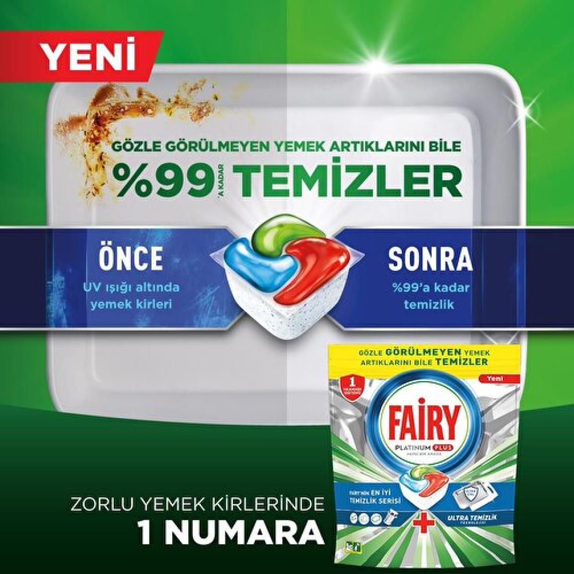 Fairy Platinum Plus Ultra Bulaşık Makinesi Tableti 33'lü