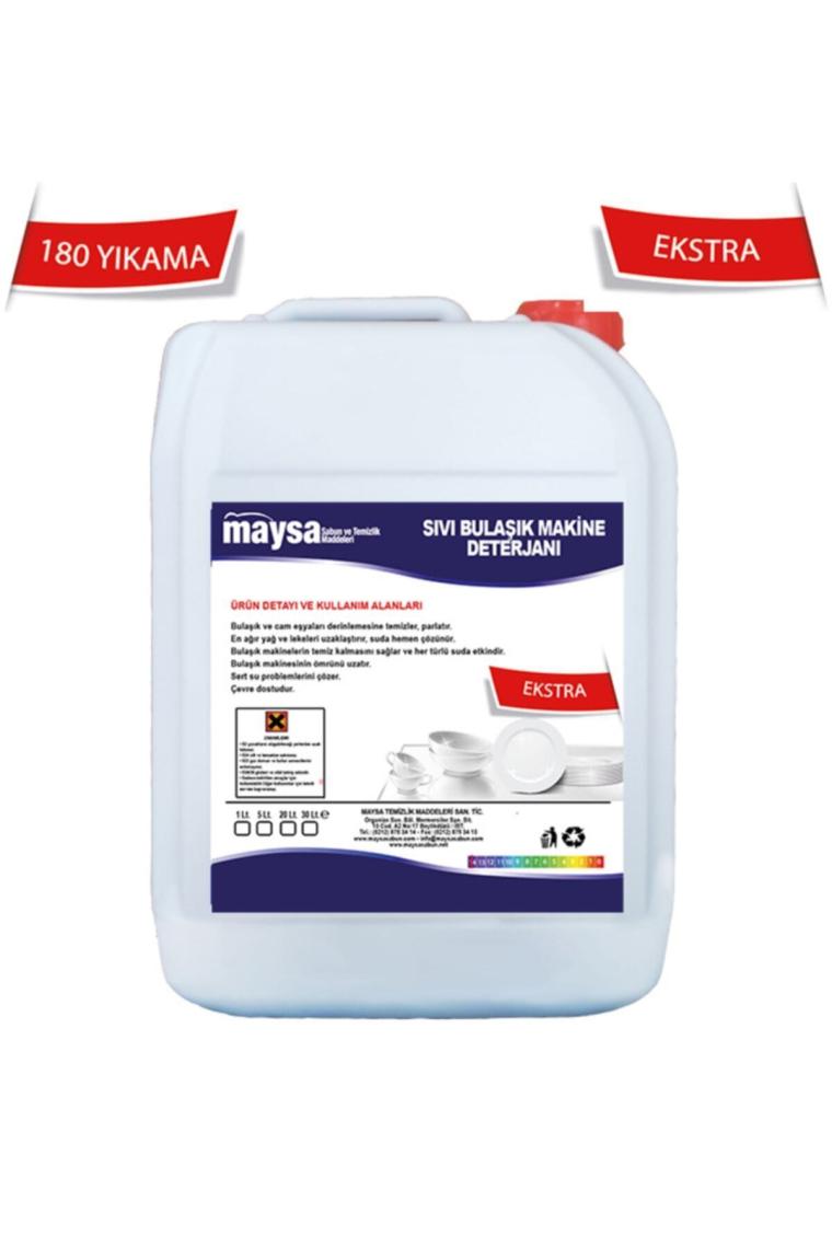 Maysa Ev Tipi Sıvı Bulaşık Makine Deterjanı İkisi Birarada 4 LT. (180 Yıkama) (Bulaşık Deterjanı + Parlatıcı)