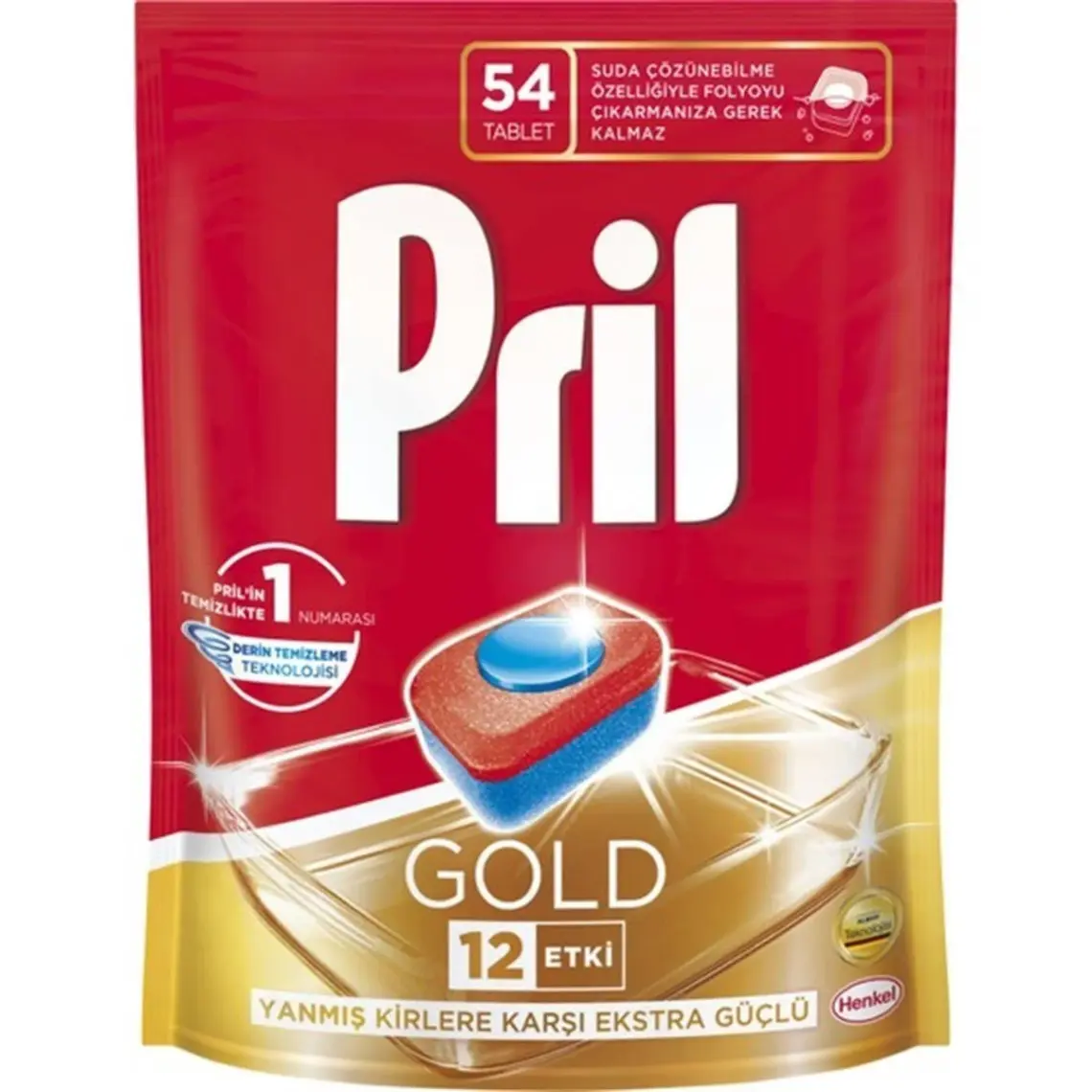 Pril Gold 54 Yıkama Bulaşık Makinesi Deterjanı Kapsülü