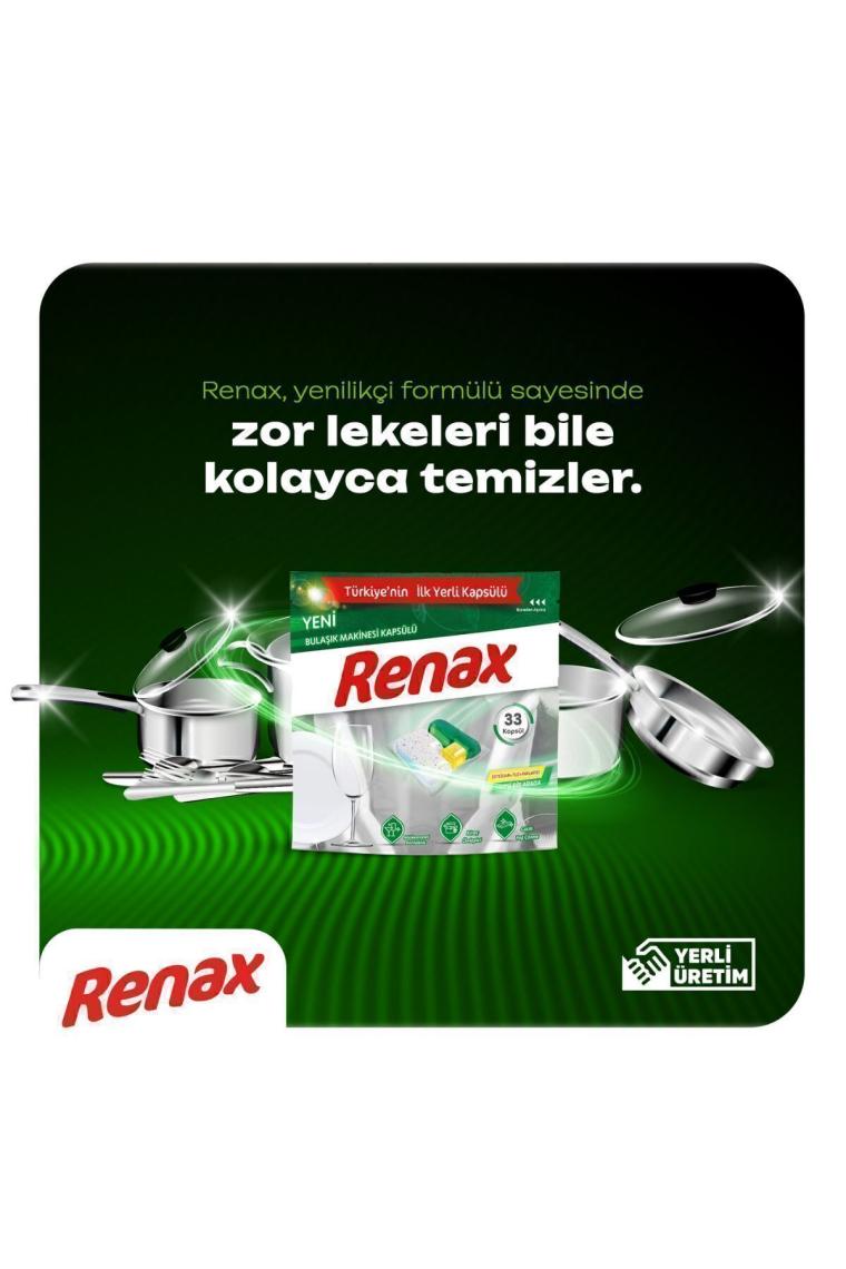 Renax Bulaşık Makinesi Kapsülü Hepsi Bir Arada 10 Lu