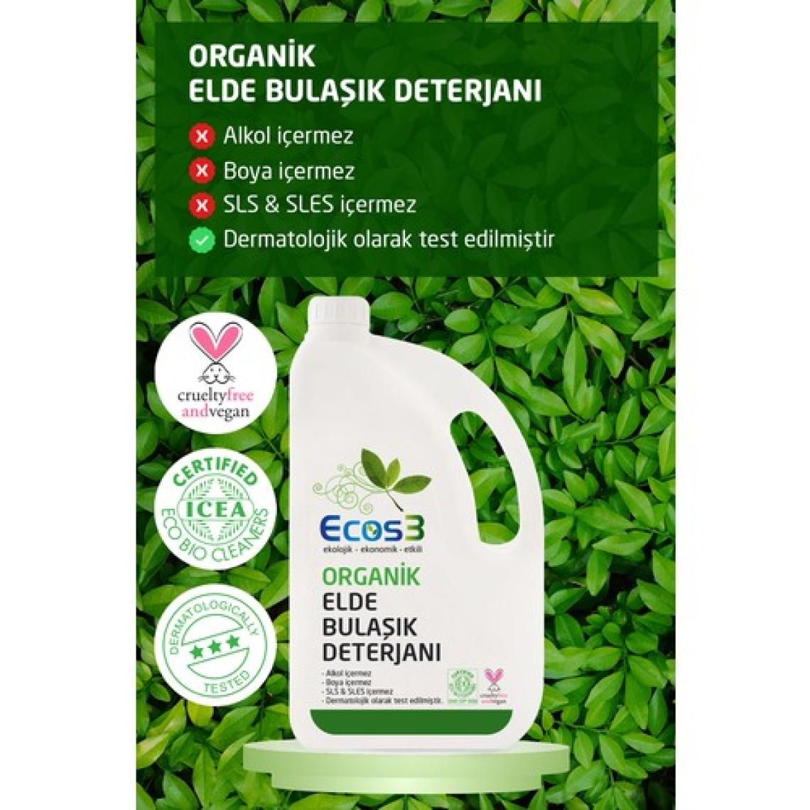 Ecos3 Organik Bulaşık Yıkama Seti (2 X 2,5 Lt)
