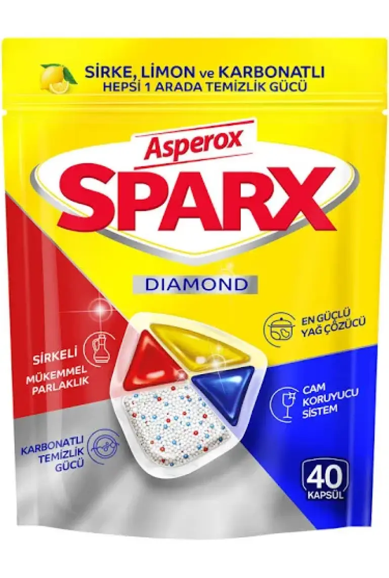 Asperox Sparx  Bulaşık Makinesi Kapsülü 40'lı