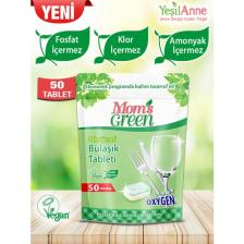 Mom’s Green Oksijenli Bulaşık Makinesi Tableti 1 Paket 50 Adet