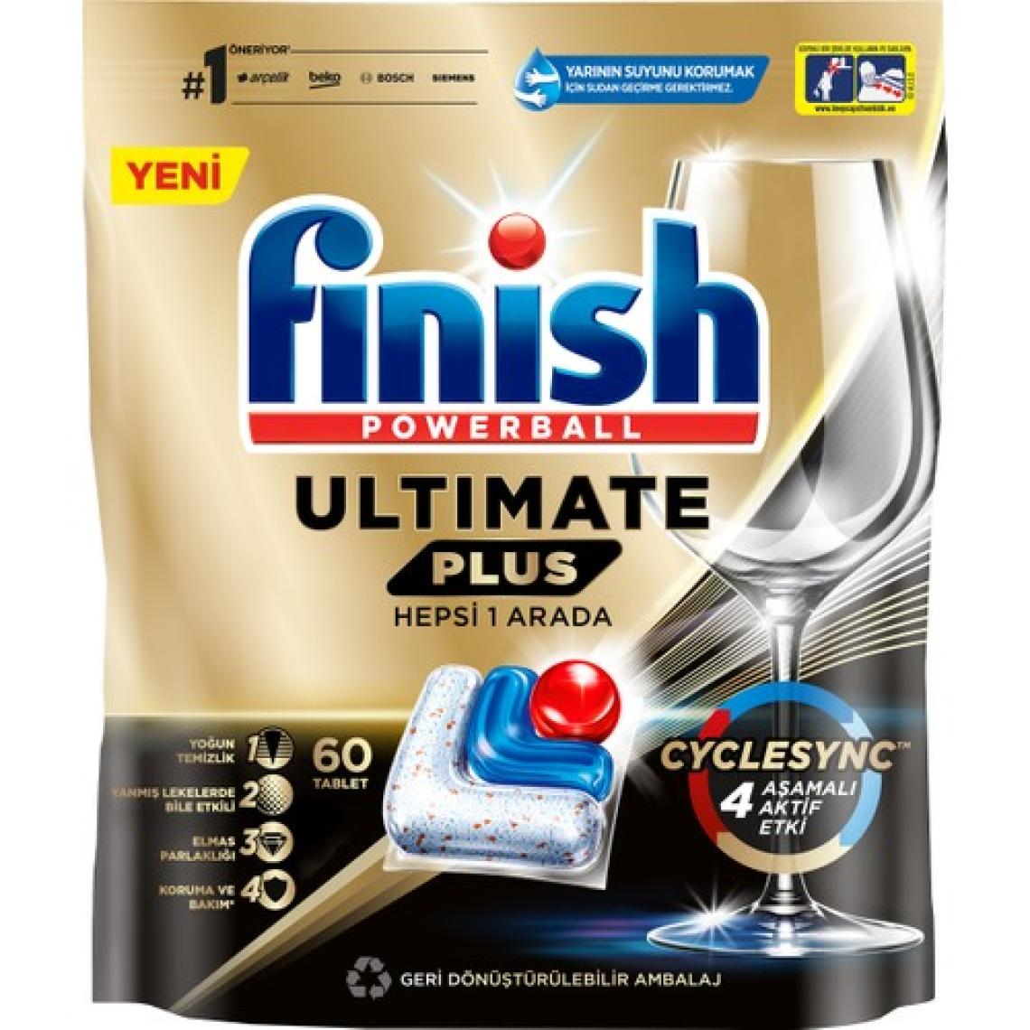 Finish Ultimate Plus Bulaşık Makinesi Tableti 60'lı