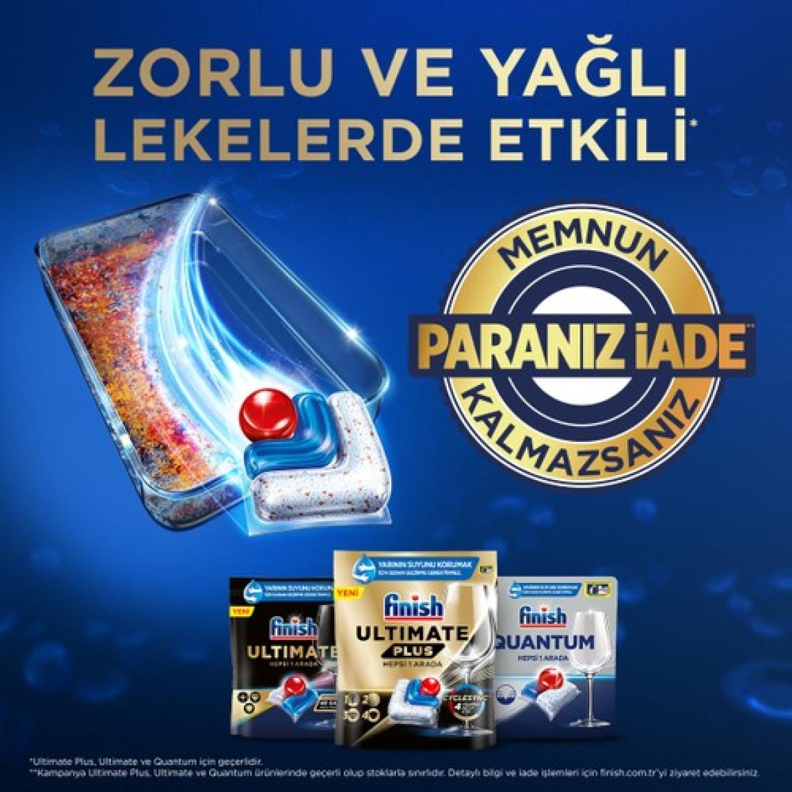 Finish Ultimate Plus Bulaşık Makinesi Tableti 60'lı