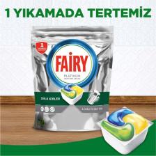Fairy Platinum Bulaşık Makinesi Deterjanı Tableti / Kapsülü Limon Kokulu 16 Yıkama