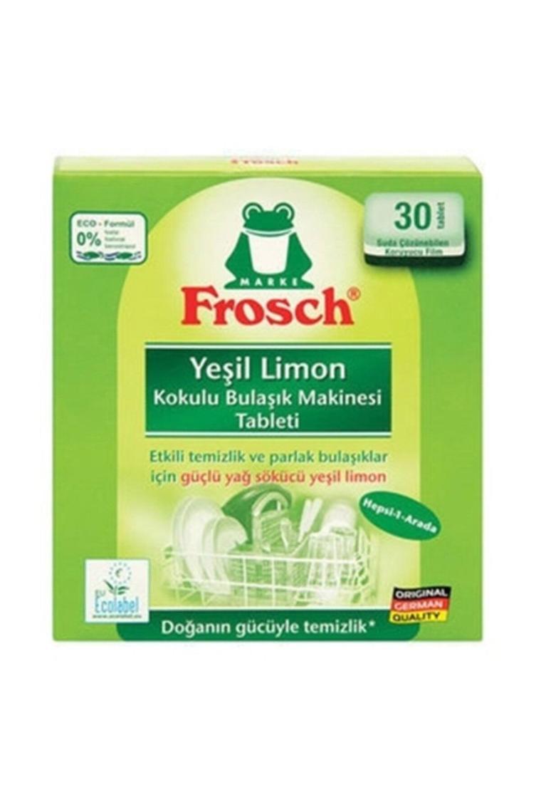 Frosch Yeşil Limon Kokulu Bulaşık Makinesi Tableti 30'lu