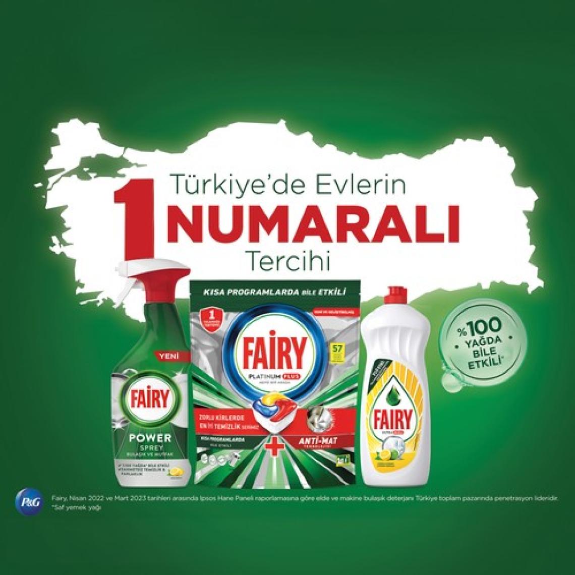 Fairy Hepsi Bir Arada Bulaşık Makinesi Deterjanı Tableti / Kapsülü Limon Kokulu 70 Yıkama