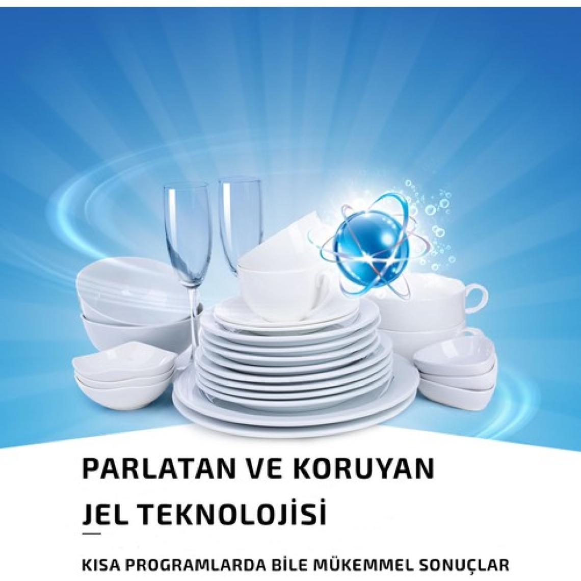 Finish Hepsi Bir Arada Konsantre Jel 1000 ml Limon Bulaşık Makinesi Deterjanı