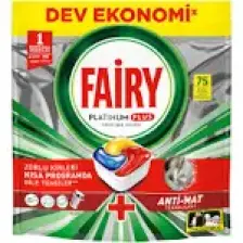 Fairy Platinum Plus Bulaşık Makinesi Deterjanı Tableti / Kapsülü 75 Yıkama