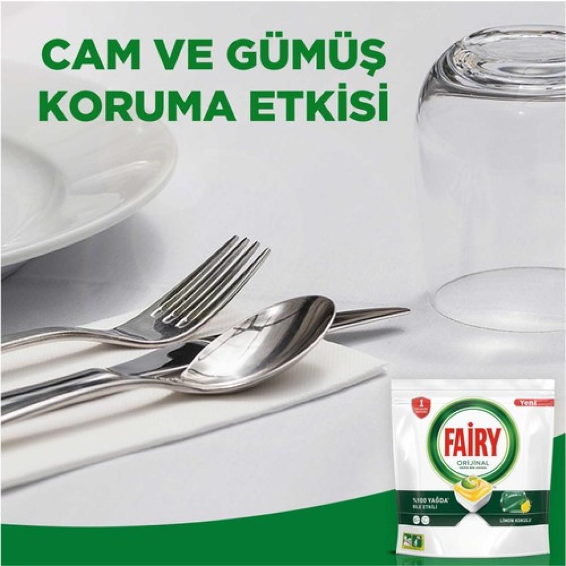 Fairy Hepsi Bir Arada Limon Bulaşık Makinesi Tableti 120'li