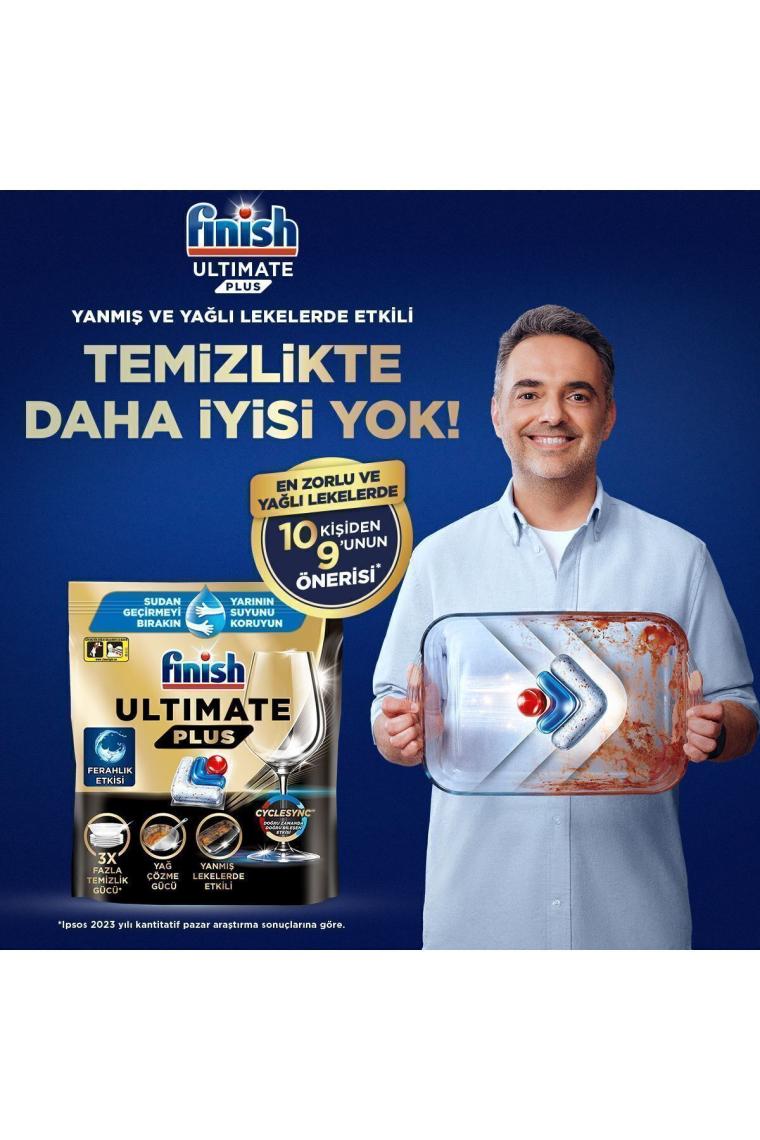 Ultimate Plus Hepsi Bir Arada Bulaşık Makinesi Deterjanı Kapsül Tablet 75 Adet