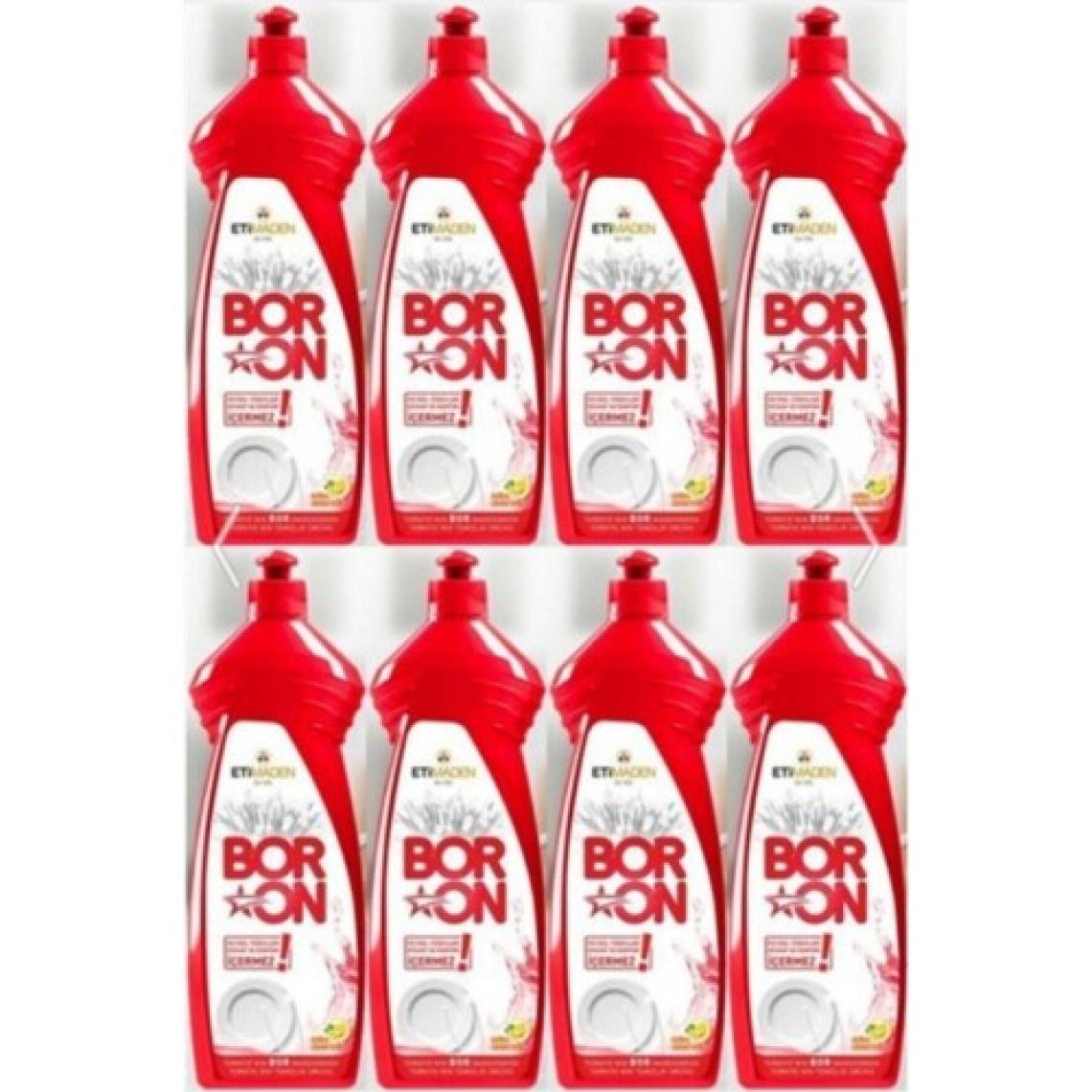 Boron Boron Elde Yıkama Bulaşık Temizlik Ürünü 650 ml 8 Adet