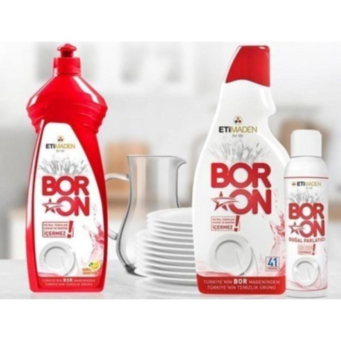 Boron Boron Elde Yıkama Bulaşık Temizlik Ürünü 650 ml 8 Adet