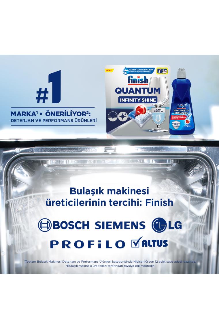 Quantum Infinity Shine 249 Kapsül Bulaşık Makinesi Deterjanı Tableti (83x3)