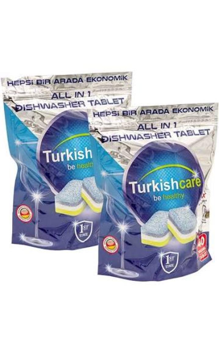 2 Paket Premium Ekonomik Bulaşık Deterjanı 80 Tablet
