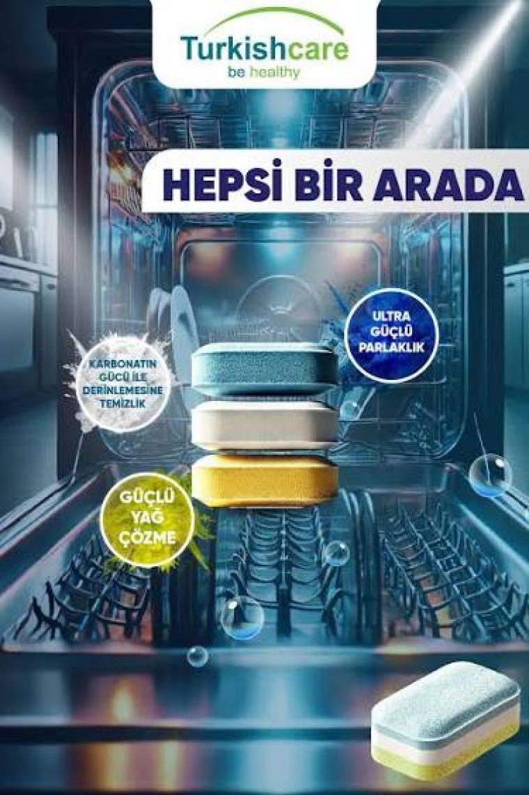 2 Paket Premium Ekonomik Bulaşık Deterjanı 80 Tablet