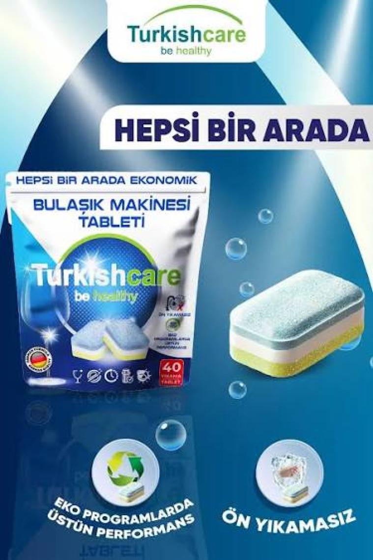 2 Paket Premium Ekonomik Bulaşık Deterjanı 80 Tablet