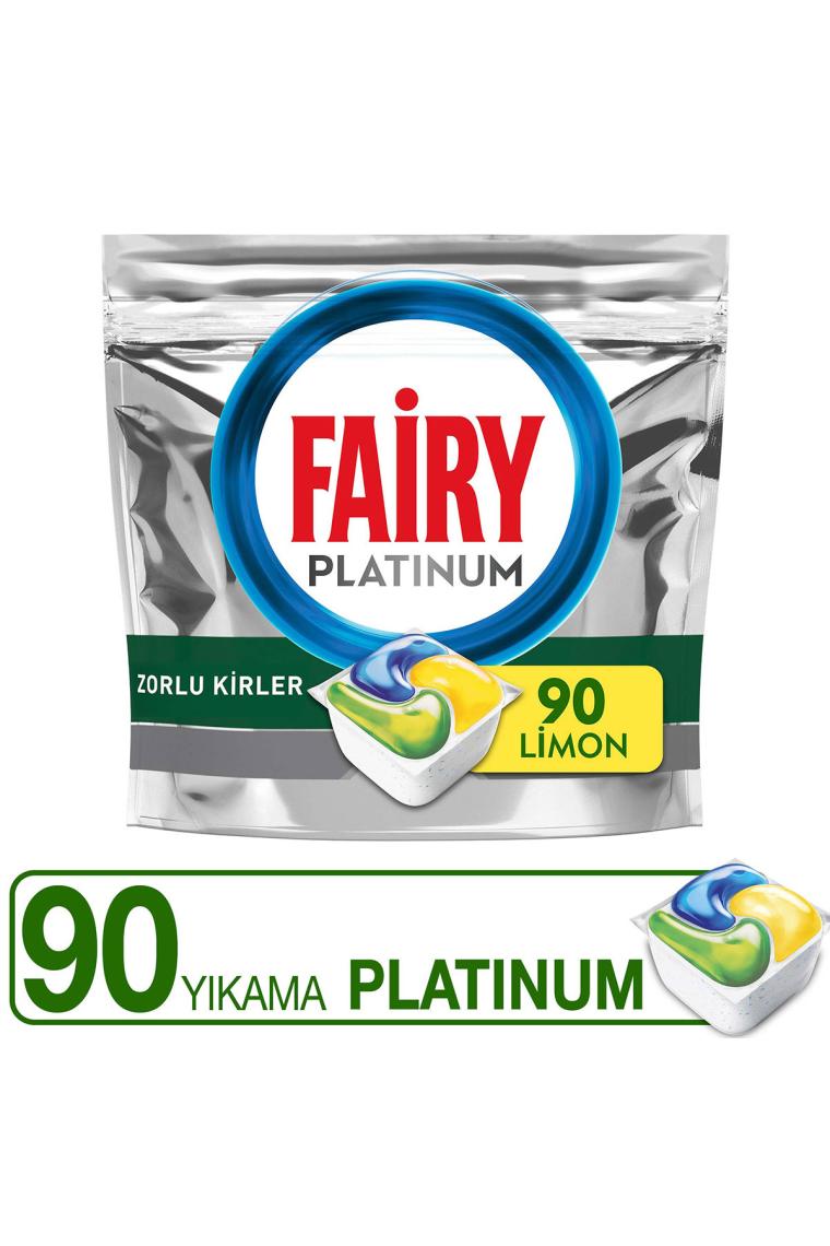Fairy Platinum Limon Bulaşık Makinesi Tableti 90'lı