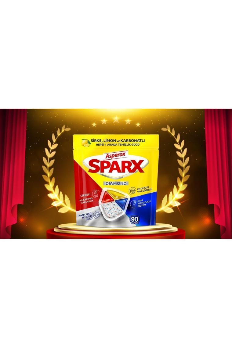 Asperox Sparx Diamond Bulaşık Makinesi Kapsülü 60'lı