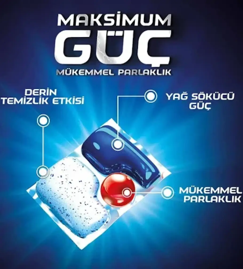 Finish Quantum Max Bulaşık Makinesi Deterjanı Tableti / Kapsülü 85 Yıkama