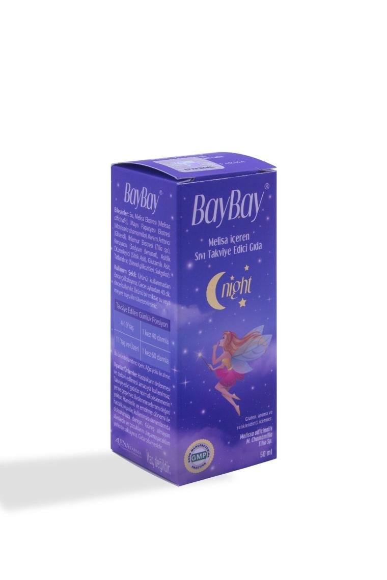 Baybay Night Melisa Ekstresi Damla 50 ml