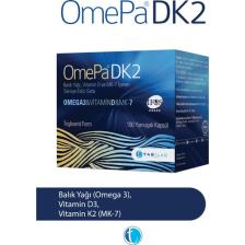 DK2 100 Yumuşak Kapsül D3K2 Omega 3 Balık Yağı