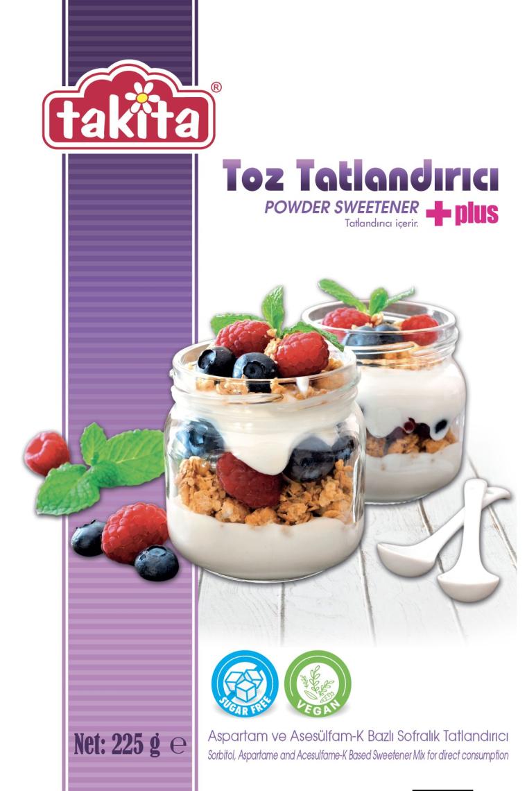Toz Tatlandırıcı Plus 225gr