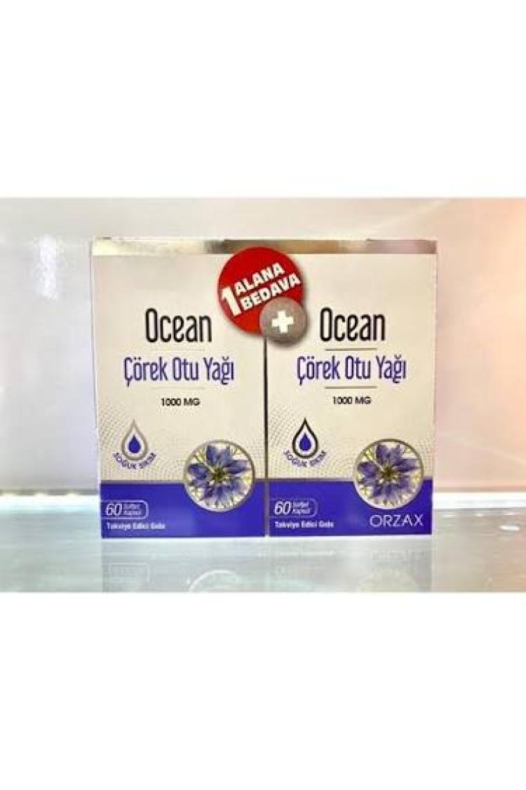 Orzax Ocean Çörek Otu Yağı 1000 Mg 60 Tablet