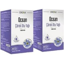 Orzax Ocean Çörek Otu Yağı 1000 Mg 60 Tablet