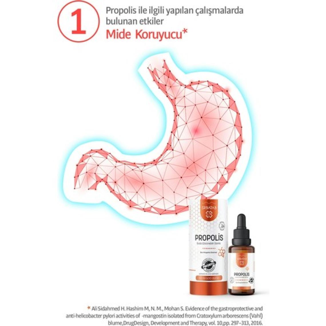 Erbatab Propolis Suda Çözünebilir Damla 30 ml 600 Damla