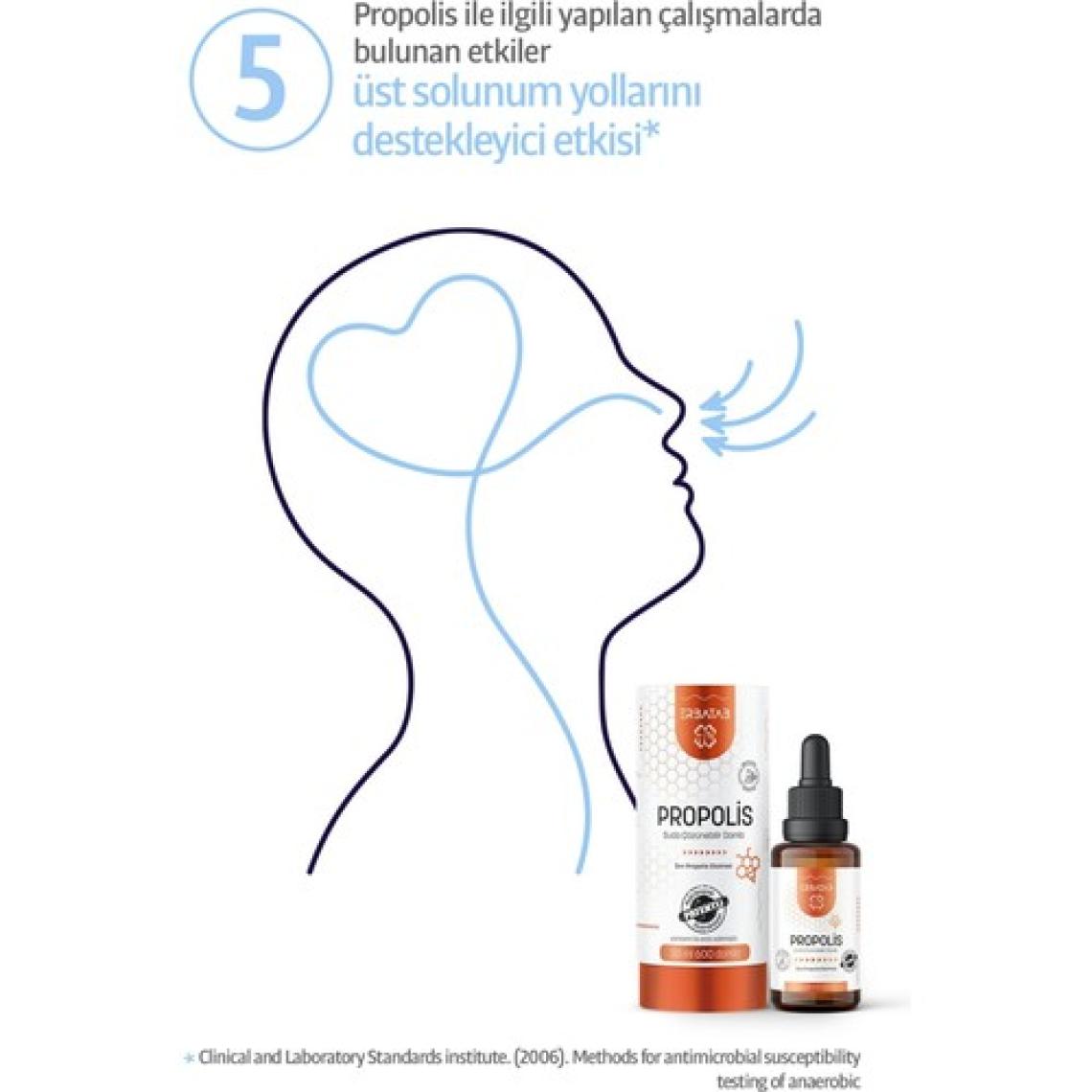 Erbatab Propolis Suda Çözünebilir Damla 30 ml 600 Damla