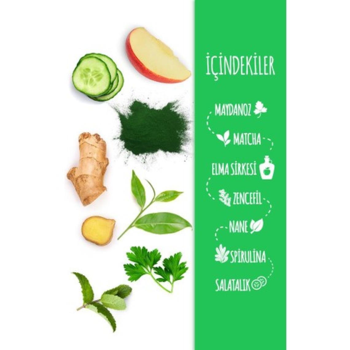 Fit Matcha Shot 24'lü Paket Formda Kal Bitki Bazlı İçecek 60 ml