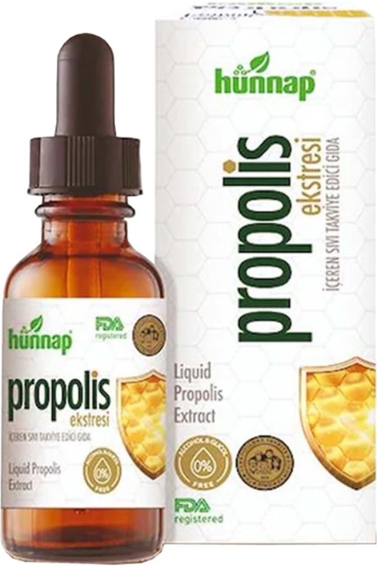 Hünnap Propolis Ekstresi İçeren Sıvı Takviye Edici Gıda 30 ml