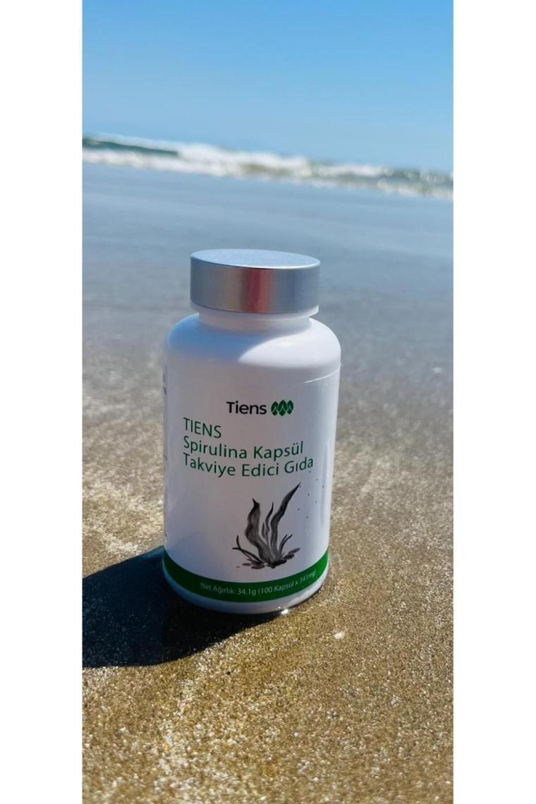 Tiens Spirulina Içeren Takviye Edici Gıda 100 Kapsül 35 gr