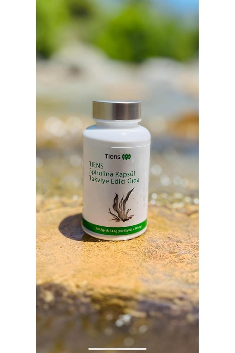 Tiens Spirulina Içeren Takviye Edici Gıda 100 Kapsül 35 gr