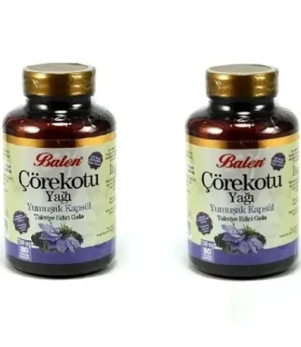 Balen Çörek Otu Yağı 1380 Mg 80 Kapsül