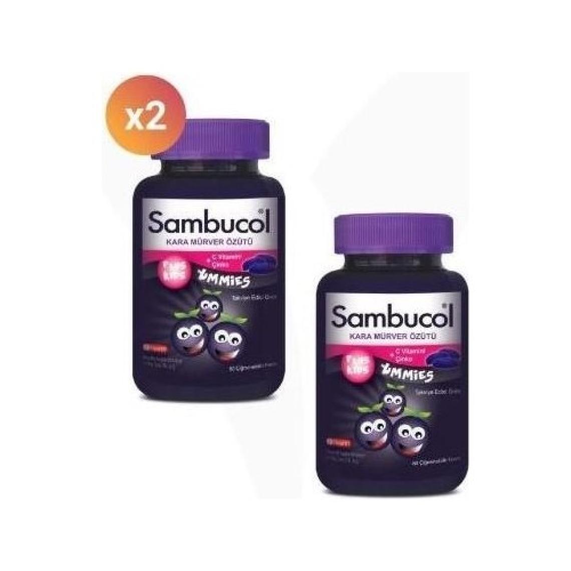 Sambucol Plus Kids Yummies 60 Tablet 2'li