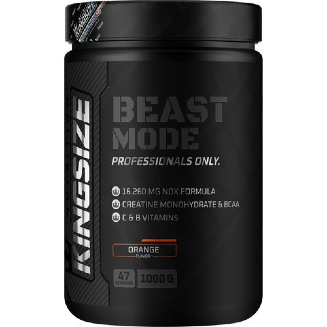Kingsize Nutrition Beast Mode 1000 gr Portakal