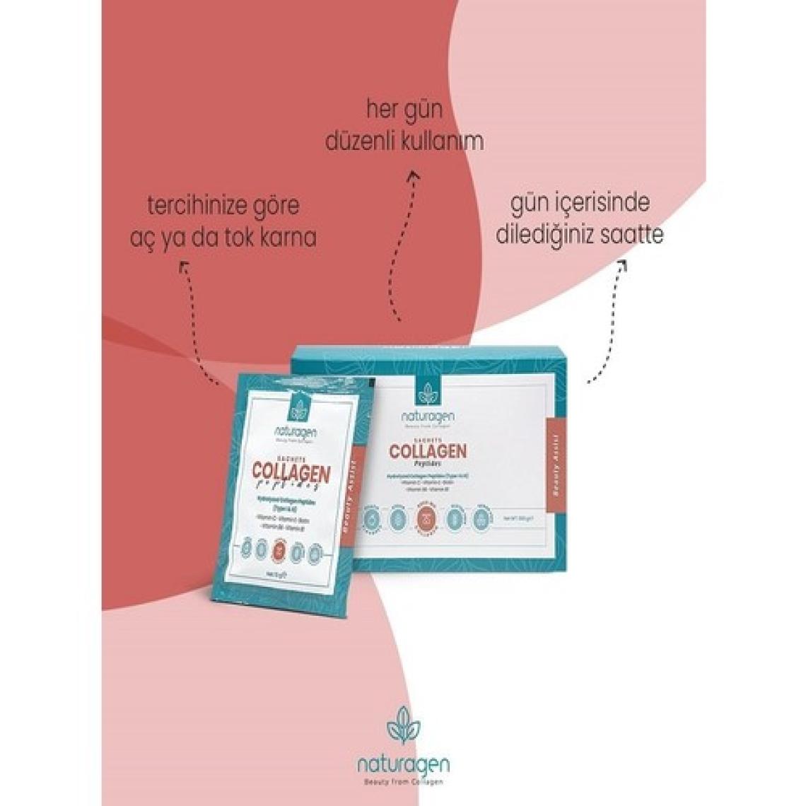 Naturagen Collagen Şeftali Aromalı 2 Kutu Beauty Assist 60 Saşe