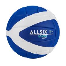Allsix Voleybol Topu - Mavi / Beyaz - 260/280 G - 15 Yaş Ve Üzeri - V100 Soft 260