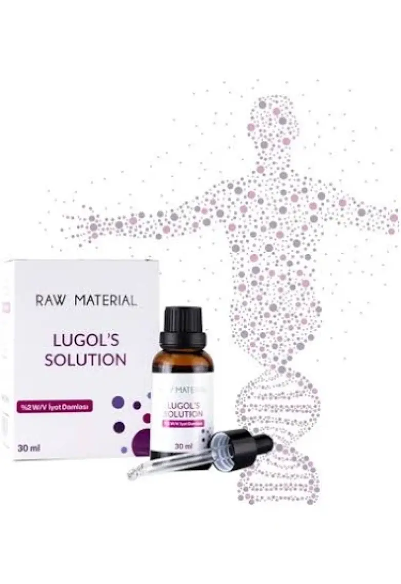 Raw Material Lugol's Solution İyot %2 Damla 30 ml