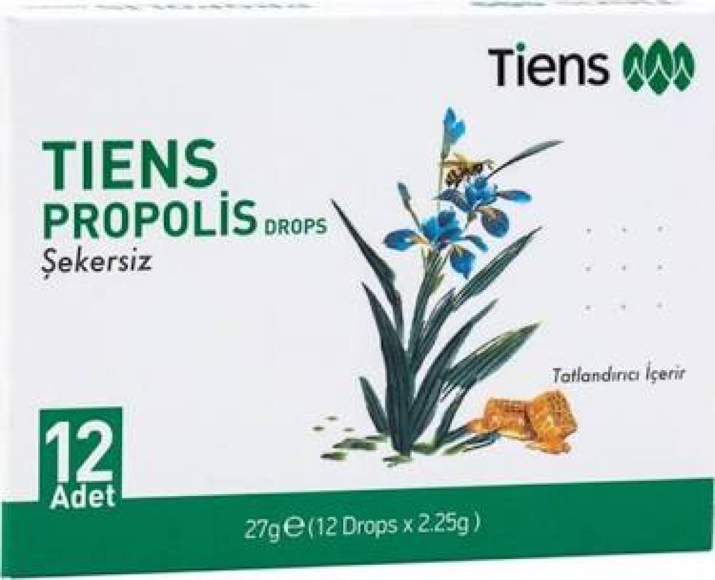 Tiens Propolis Drops Şekersiz 27 gr 12 Drops