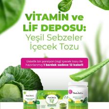 TheLifeCo Yeşil Sebzeler İçecek Tozu (Green Blend) 6g x 7 Adet Şase