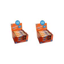 UNIQ2GO Choco Light Midi 16'lı Kutu 2 x Kutu %100 Naturel Portakal Aromalı Proteinli Bar Kutu Içi Adet 40 gr