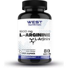 West Nutrition L Arginine 1300 Arjinin 60 Tablet 80 Servis